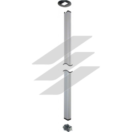 Колона одинарна DA 200-80, профіль 68x98мм, h=3.4м, ELN, Hager
