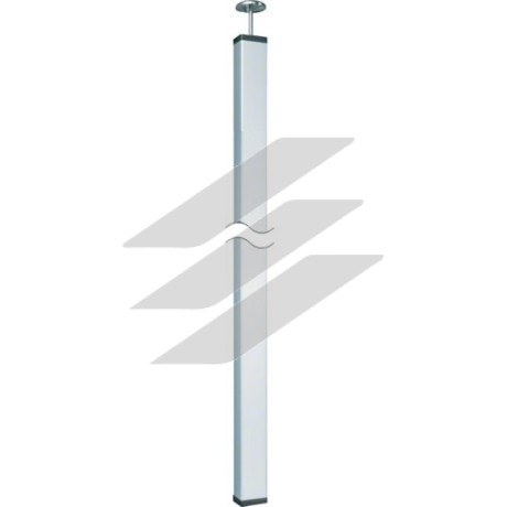 Колона одинарна DA 200-80, профіль 68x98мм, h=2.5-2.8м, біла, Hager