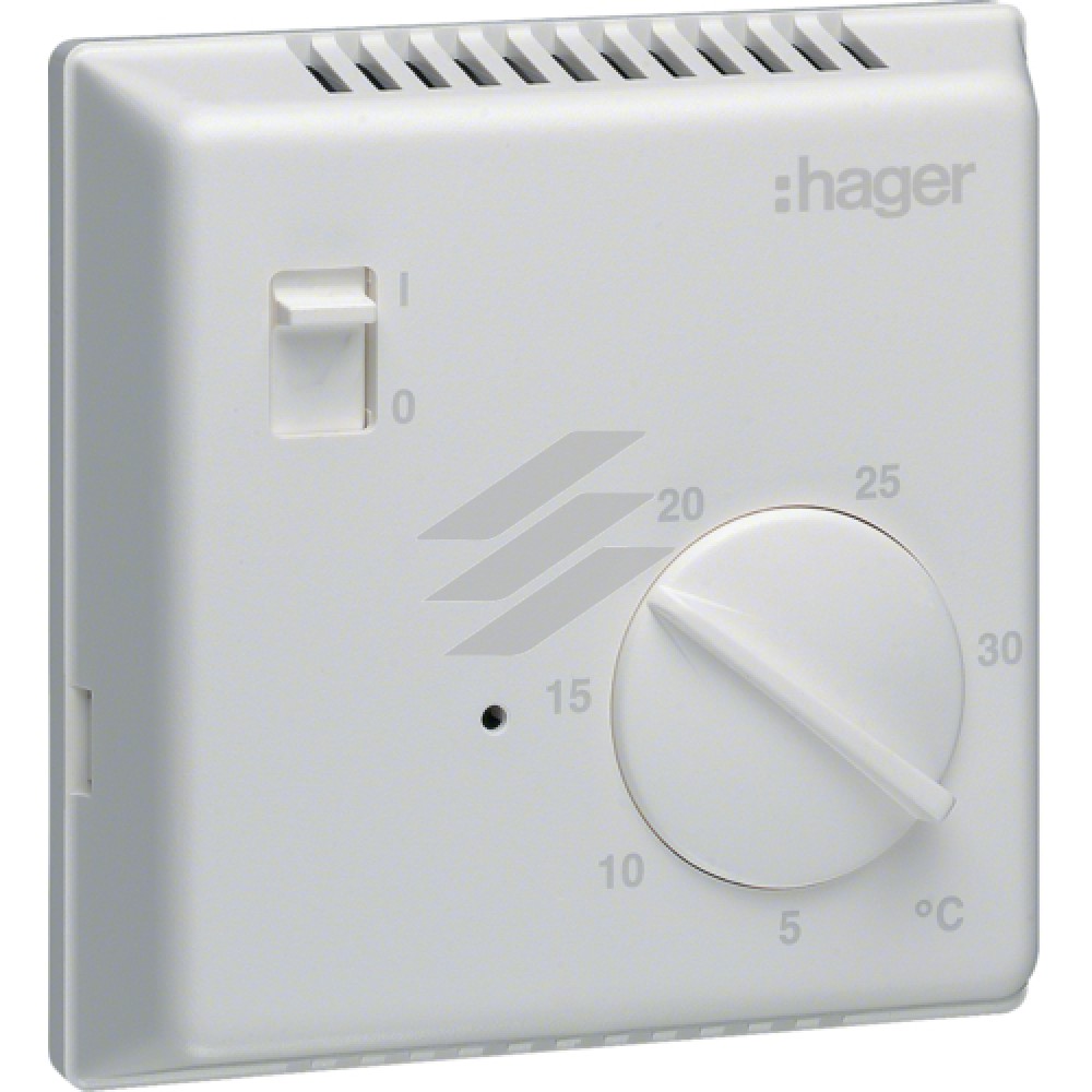 Термостат цифровий, ручневКЛ/вИМК 230В/ 8А, контакт - перемикаємий, Hager