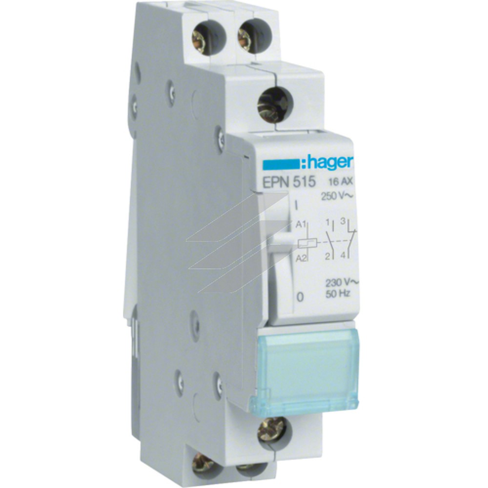 Імпульсне реле 230В 16А, 1NO+1NC, Hager