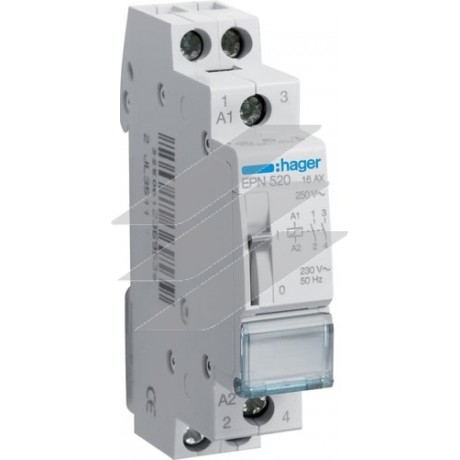 Імпульсне реле 230В 16А, 2NO, Hager