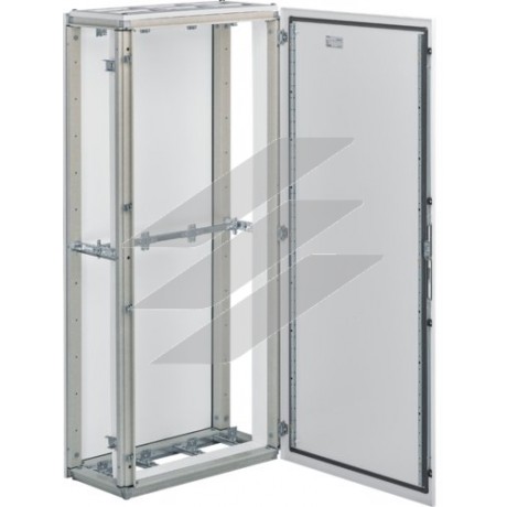 Шафа Univers IP54/II, 1900x850x400мм непрозорі двері, сіра, Hager