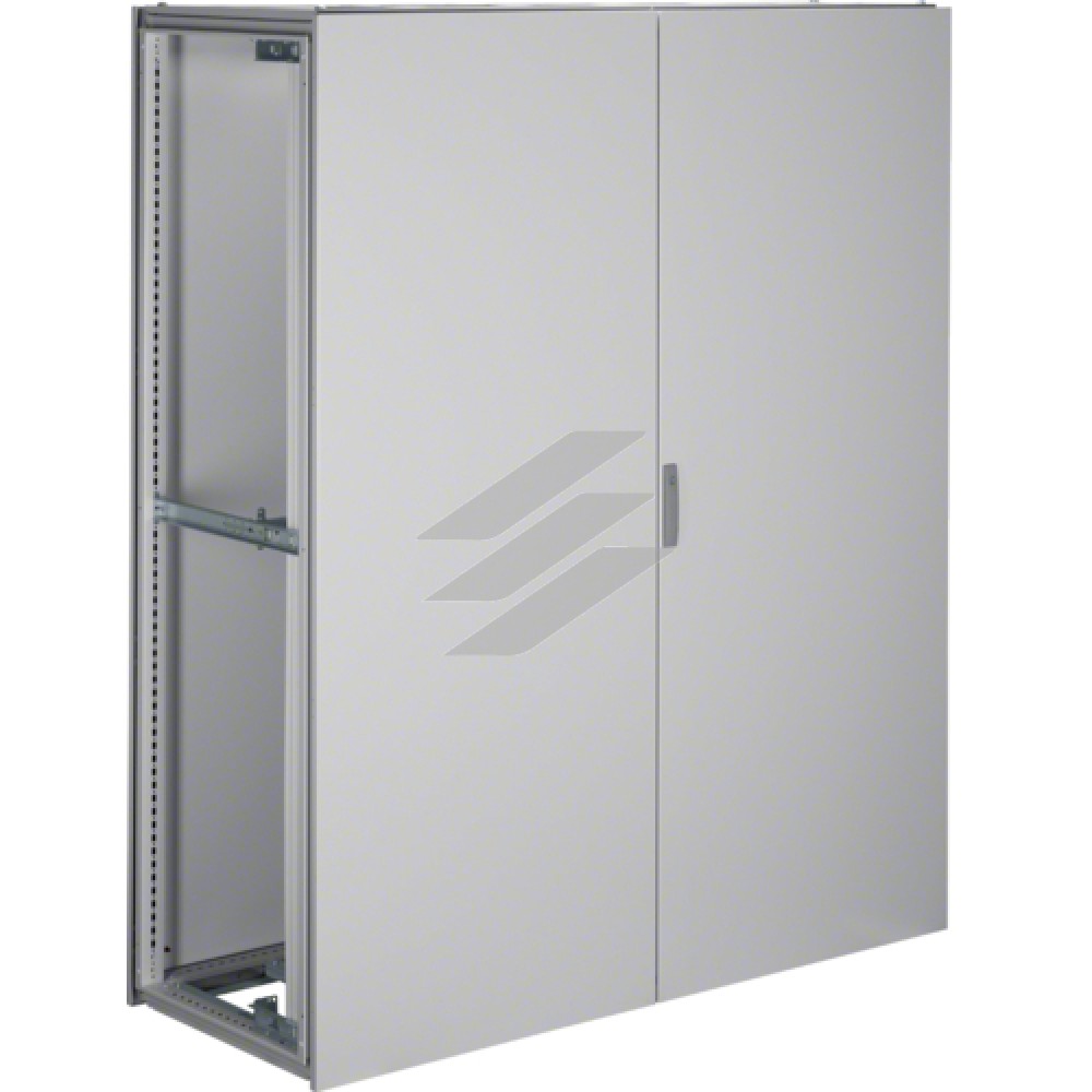 Шафа Univers IP54/I, 1900x1600x600мм непрозорі двері, сіра, Hager