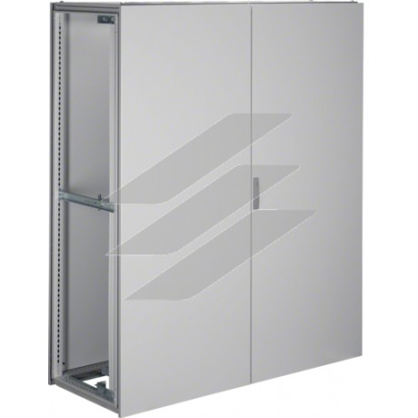 Шафа Univers IP54/I, 1900x1600x600мм непрозорі двері, сіра, Hager