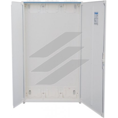 Щит Univers IP44/II 1400x800x205, 3 секції, Hager