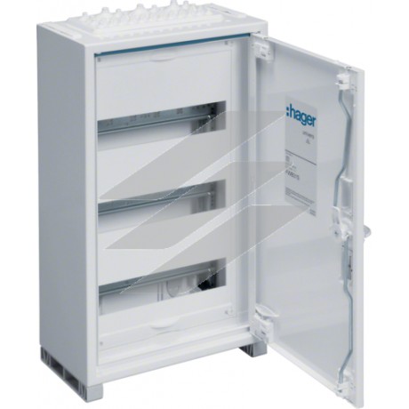 Шафа Univers IP44/II 500x300x161мм на 36 модулів (1x36), Hager