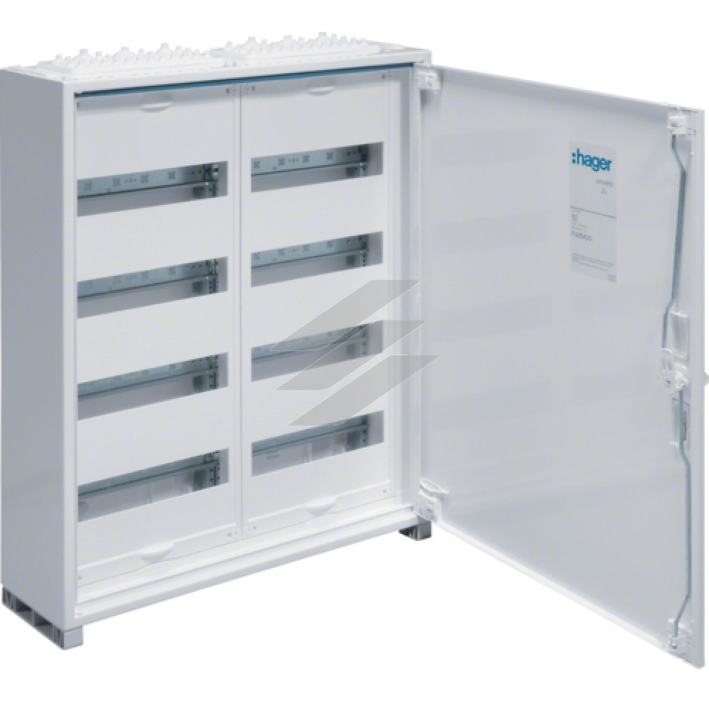 Шафа Univers IP44/II 650x550x161мм на 96 модулів (2x48), Hager