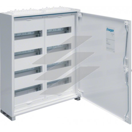 Шафа Univers IP44/II 650x550x161мм на 96 модулів (2x48), Hager