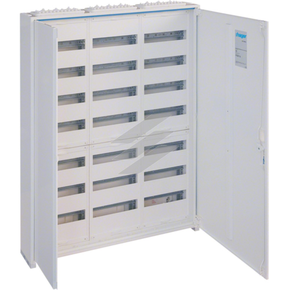 Шафа Univers IP44/II 1100x800x161мм 252 модулів (3x84), Hager