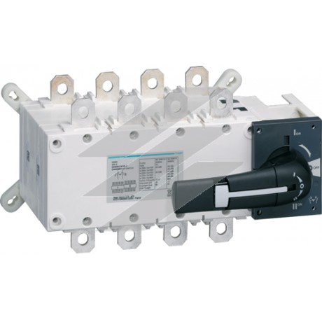 Перемикач корпусний трьохпозиційний I-0-II 4P 250А, Hager