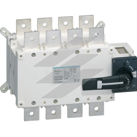 Перемикач корпусний трьохпозиційний I-0-II 4P 630А, Hager