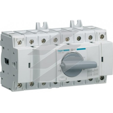 Перемикач модульний трьохпозиційний I-0-II до 35мм² 4P 63А, Hager
