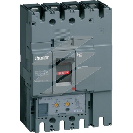 Автоматичний вимикач h630, In=630А 4P 50kA, LSI, Hager