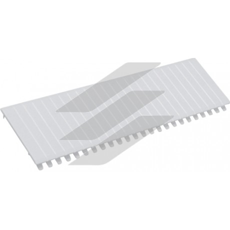 Полоса-заглушка для щитіввсіх серій, 219мм, біла, Hager Полоса-заглушка для щитіввсіх серій, 219мм, біла, Hager