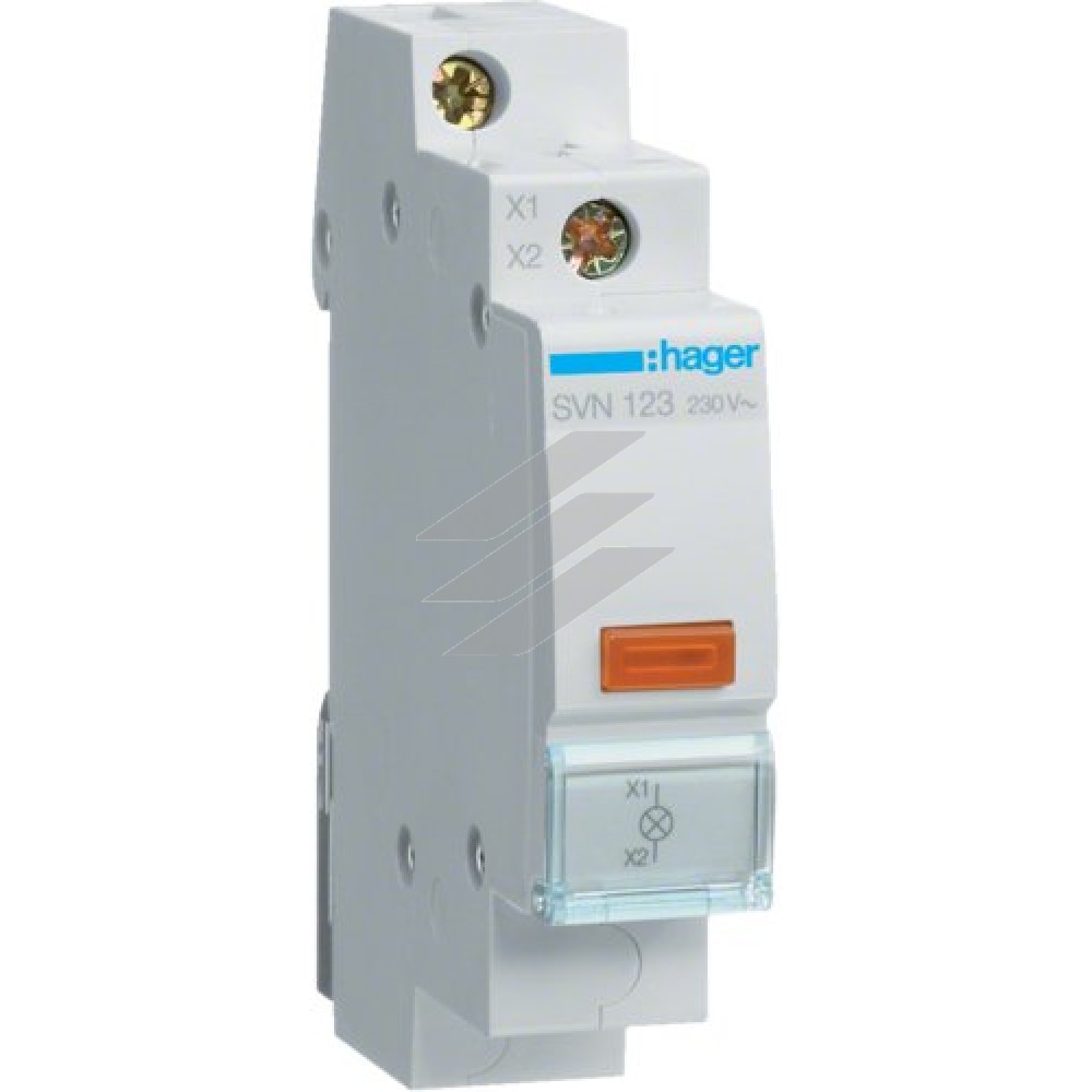 Індикатор LED 230В, жовтий, Hager