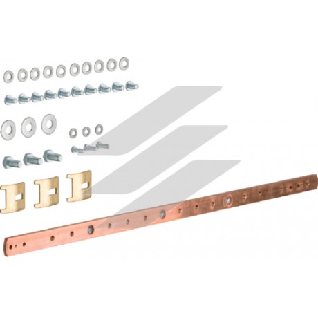 Шина для підключення заземляючого проводу, 2-секційна, Univers Hager