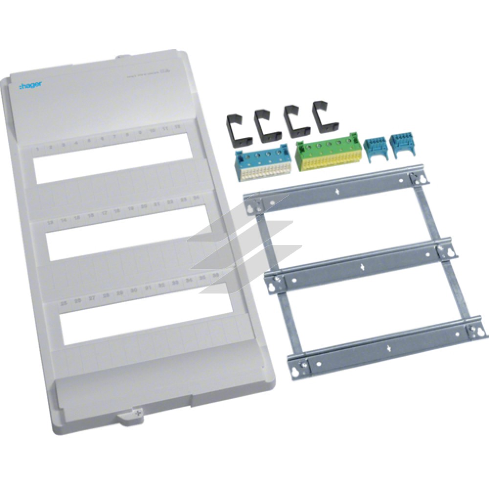 Пакет VOLTA з QuickConnect- та FL-клемами, без рамки та дверей, 3-рядний, Hager