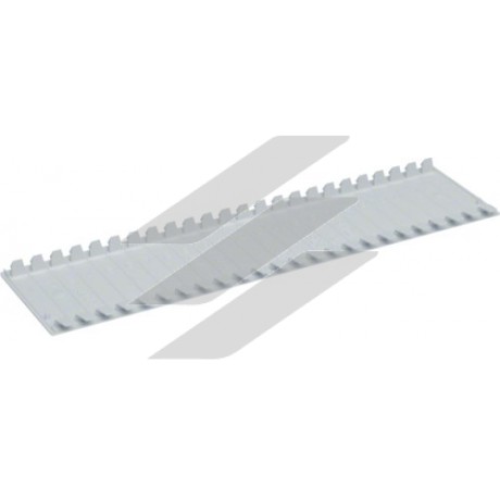 Полоса-заглушка для щитів, шириною 12 модулів, сіра, Hager