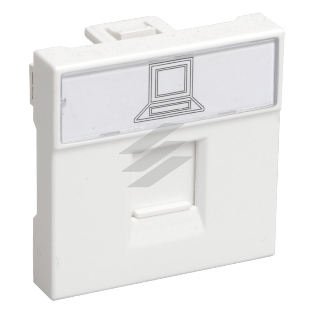 Розетка інформаційна RJ-45 UTP кат.5e, 2 модуля. РКИ-20-00-П, IEK