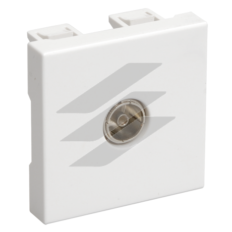 Розетка TV 2 модуля РКТ-20-00-П, IEK Розетка TV 2 модуля РКТ-20-00-П, IEK