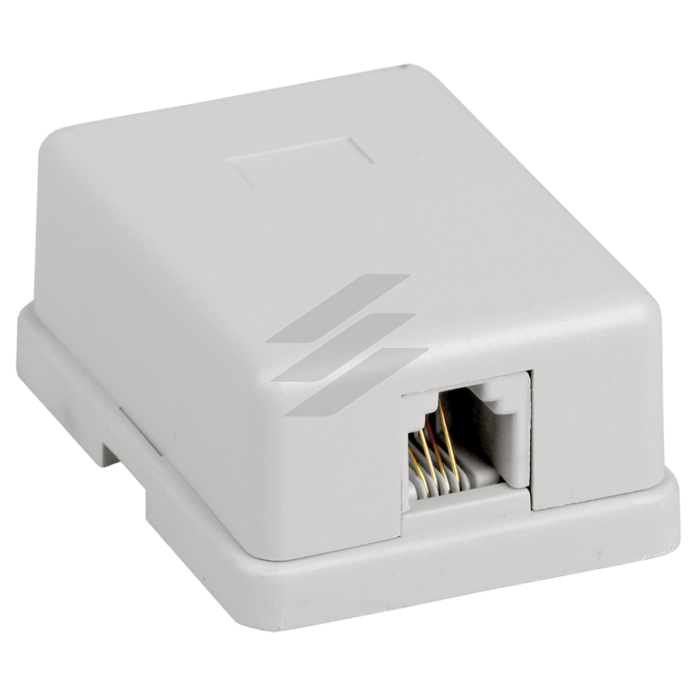 ITK Настінна розетка RJ12, кат.3 UTP, 1-порт