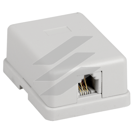ITK Настінна розетка RJ12, кат.3 UTP, 1-порт