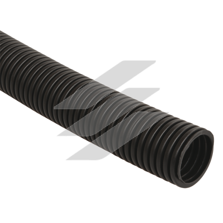 Труба гофрована ПНД d40 с зондом (15 м) чорна, IEK
