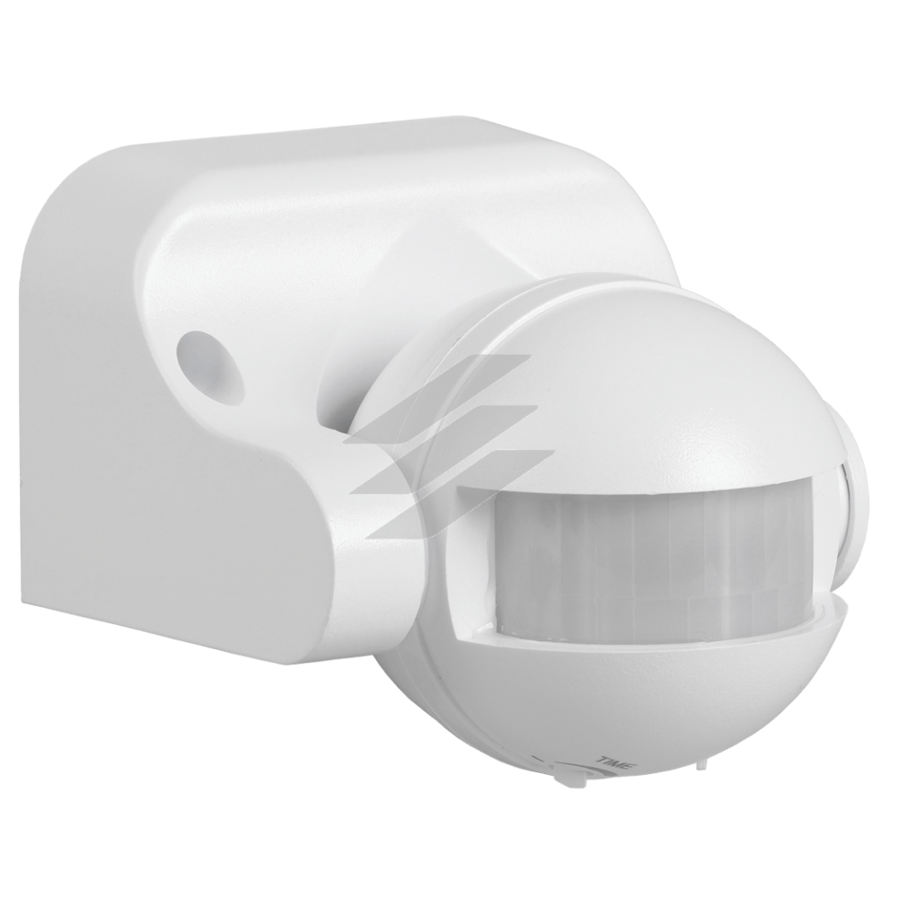 Датчик руху ДД 009 білий, макс.1100Вт, кут огл. 180°, дальн.12м, IP44, IEK