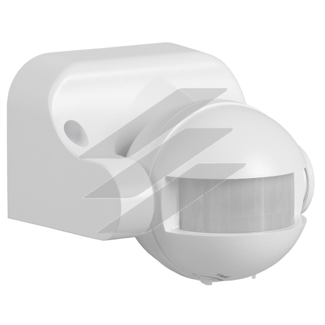 Датчик руху ДД 009 білий, макс.1100Вт, кут огл. 180°, дальн.12м, IP44, IEK