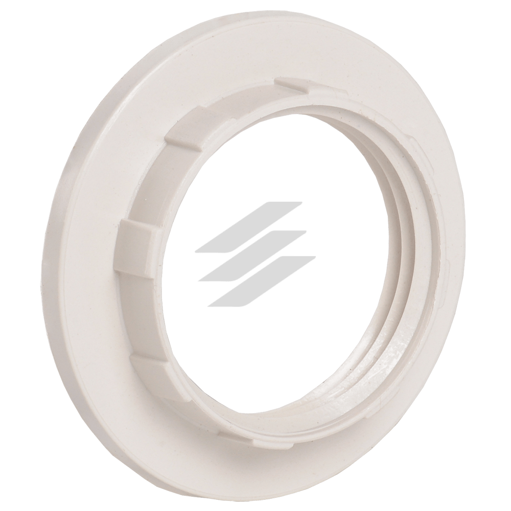 Кільце до патрону, пластик, Е14, білий, індивідуальний пакет, IEK