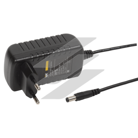 Драйвер LED ИПСН 24Вт 12 В адаптер -JacK 5,5 мм IP20 IEK-eco