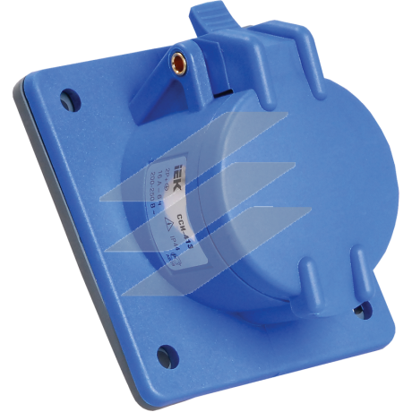 Розетка вбудовувана ССИ-413 16А-6ч/200-250В 2Р+PЕ IP44 MAGNUM, IEK