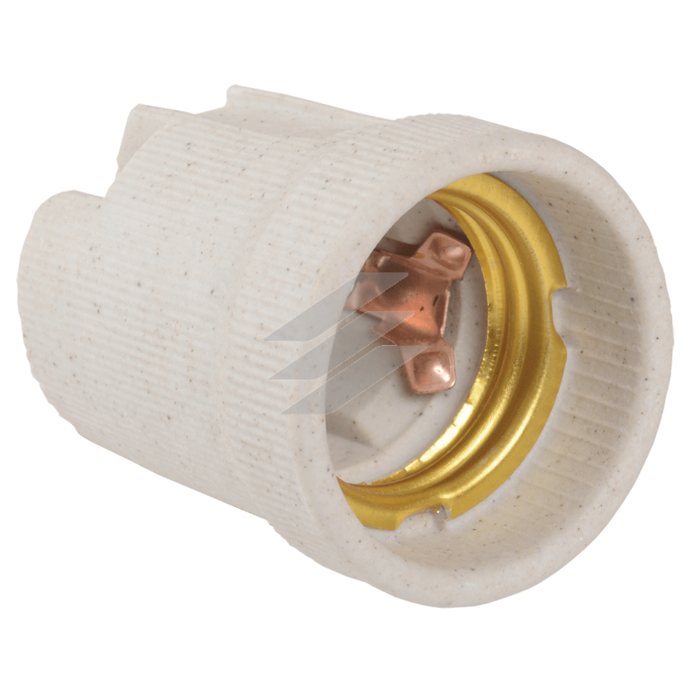 Пкр27-04-К43 Патрон підвісний керамічний, Е27 (200 шт), стікер на виробі, IEK