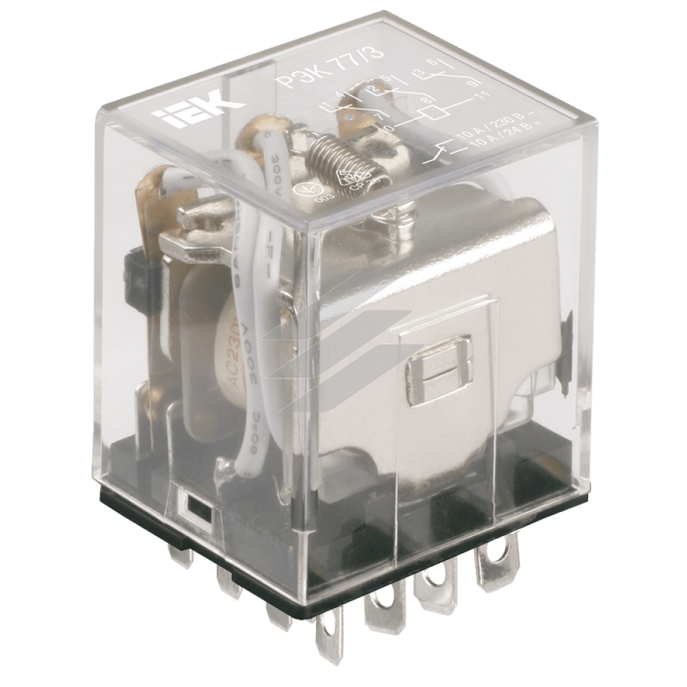 Реле РЭК77/4(LY4) 10А 12В АC, IEK
