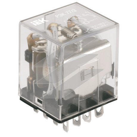 Реле РЭК77/4(LY4) 10А 12В АC, IEK