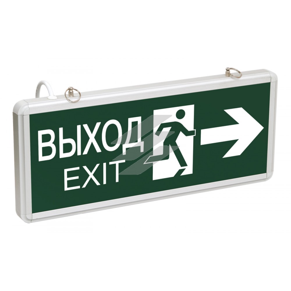 ССА1003 Світильник ав. Вихід-EXIT стрілка/фігура, IEK