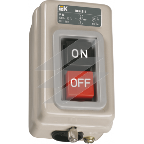 Вимикач ВКИ-211 3Р 6А 230/400В IP40, IEK