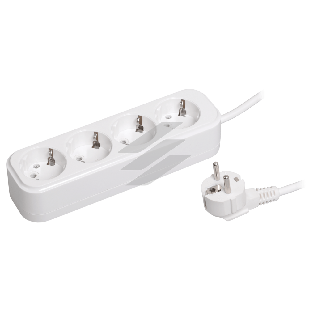 Подовжувач У04 4 місця 2Р+РЕ/5.0 метрів 3х1мм2 16А/250В CLASSIC, IEK