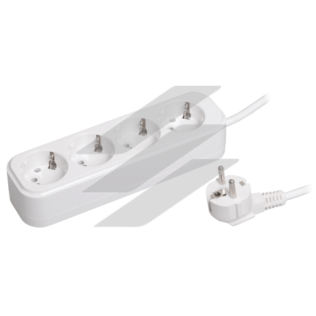 Подовжувач У04 4 місця 2Р+РЕ/5.0 метрів 3х1мм2 16А/250В CLASSIC, IEK