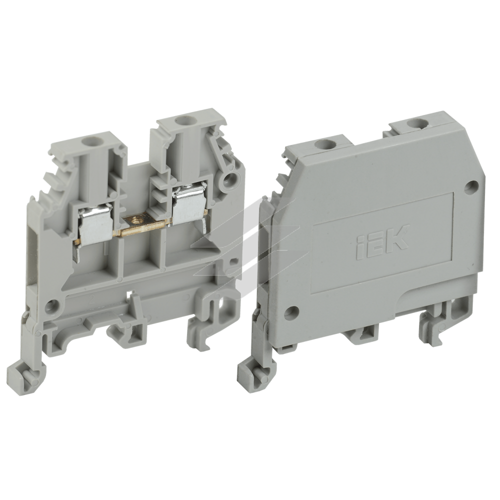 Зажим набірний ЗНИ-2.5мм2 (JXB24А) сірий (без маркера), IEK