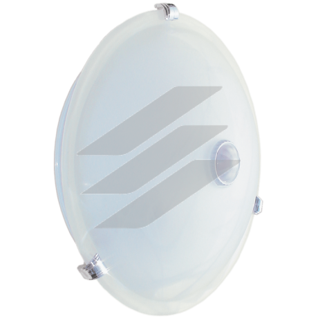 Світильник НПО3231Д білий 2х25 з датчиком руху, IEK