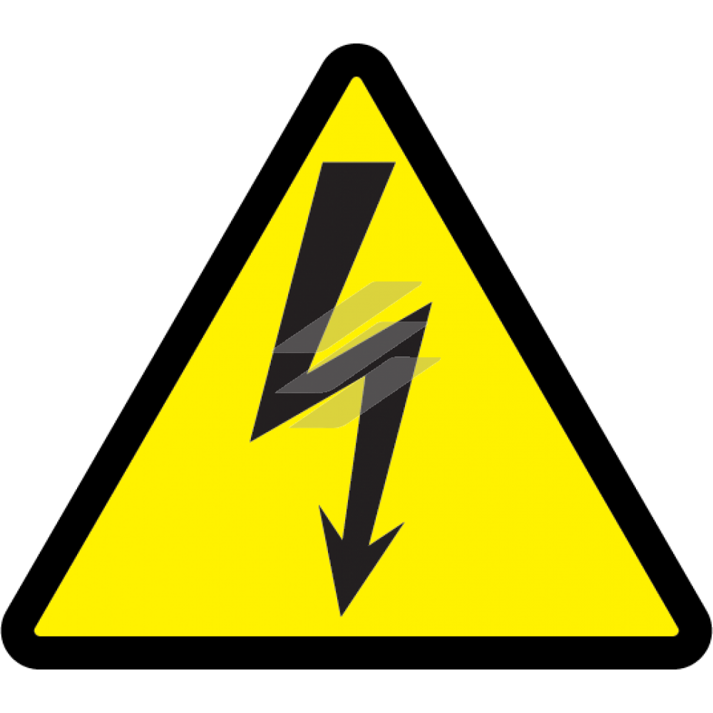 Символ блискавка (трикутник) 100х100х100мм(96), IEK