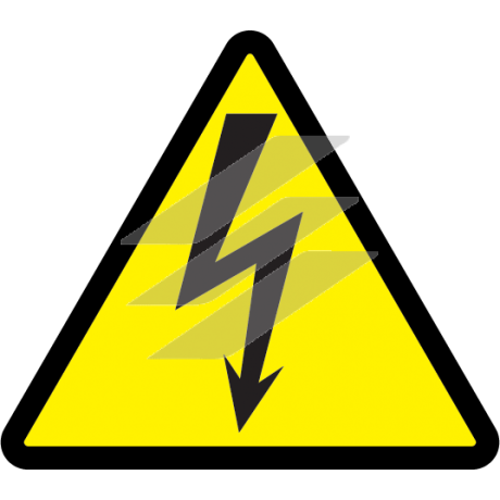 Символ блискавка (трикутник) 85х85х85мм(96), IEK