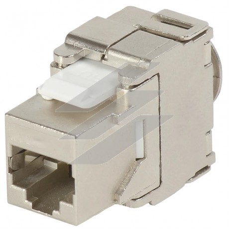 З'єднувальний модуль RJ45, екран., типу Keystone, безінструментний, кат. 6a