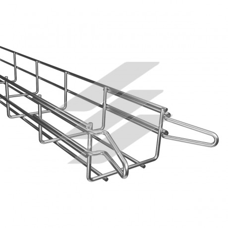 Лоток кабельный сетчатый, размеры-60x100x3000mm толщина металла-3,9, покрытие электролитический цинк, DZI 60X100_VEZ, КОПОС