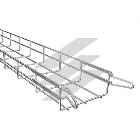 Лоток кабельний сітчатий KOPOS, розміри-60x150x3000mm Товщ. метал-3,9, покриття електролітичний цинк, DZI 60X150_VEZ, КОПОС