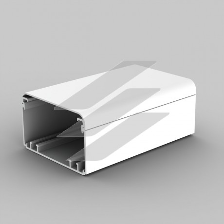 Кабельний канал білого кольору 100х60мм Серія EKЕ ПВХ, EKE 100X60_HD, КОПОС