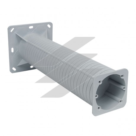 Коробка приладова подовжена (для термоізоляції будівель) матеріал-ПП, розміри 120х120х300мм, KEZ 300_KB, КОПОС