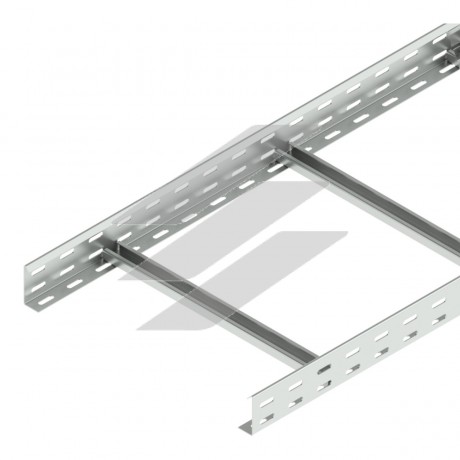 Лоток кабельний драбинного типу KOPOS, розміри-60x400x3000mm, покриття Сендзимір, KL 60X400_S, КОПОС
