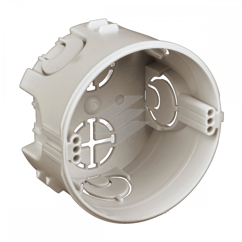 Коробка приладова, з'єднується між собою, ПВХ, сіра, Ø74х43мм, KP 68_KA, КОПОС